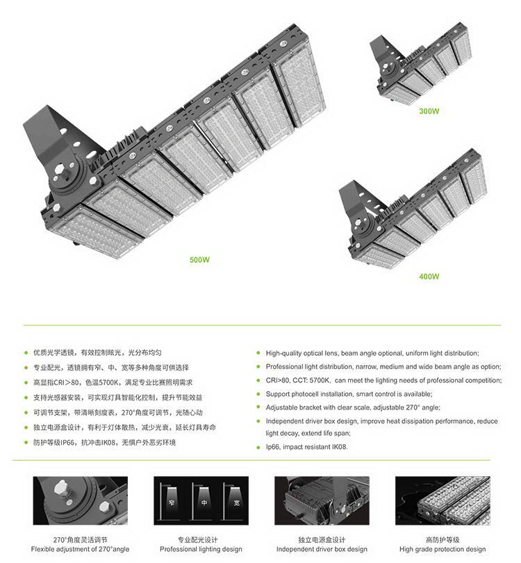 足球场灯具参数TS